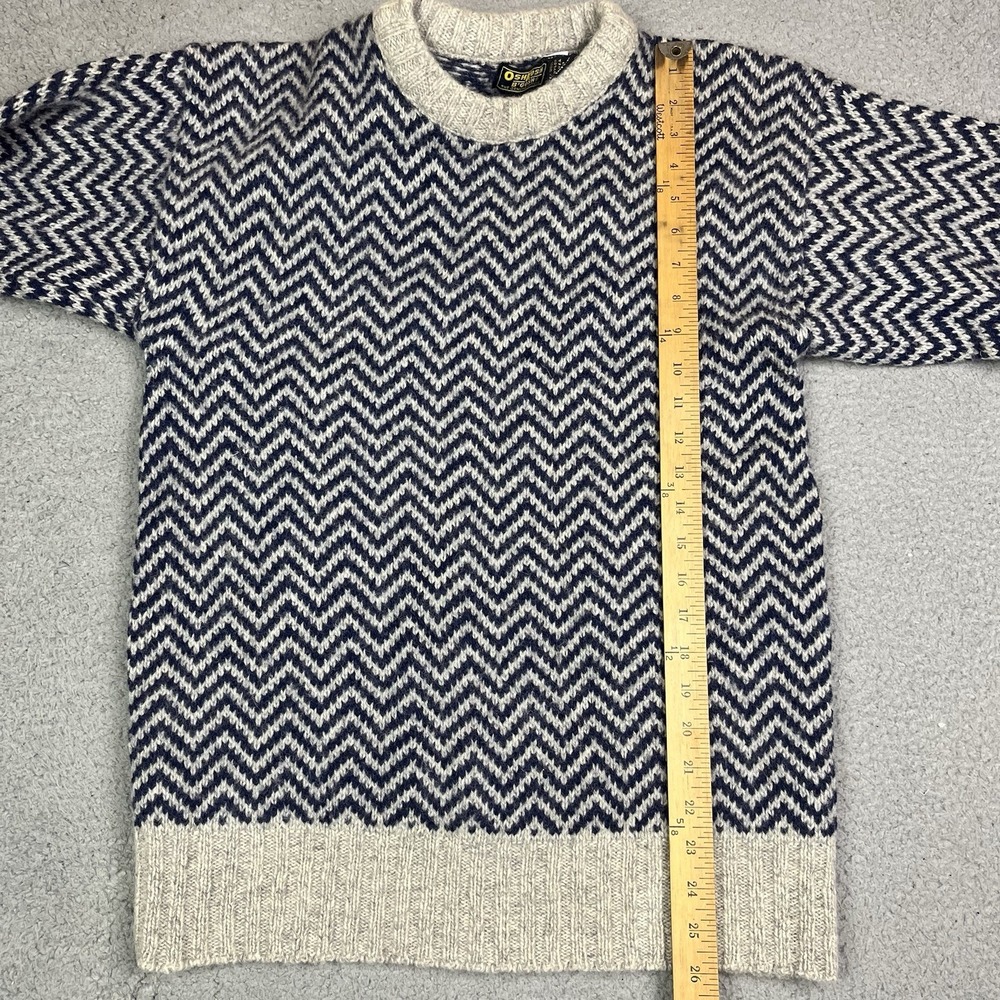 Vintage Oshkosh B'Gosh The Genuine Article Sweater Wool Blend Sweatshirt Sz L - Picture 5 of 6